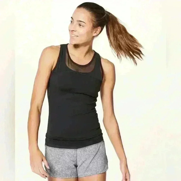 Lululemon Home Stretch Tank~ Black ~ size 4 - Picture 2 of 10